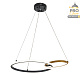 подвесной светильник escada relation 10230/2led black/gold