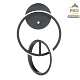 настенный светильник escada relation 10230/sg led black