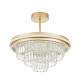 люстра на штанге natali kovaltseva crystal led lamps 81115/3c