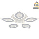 потолочная люстра natali kovaltseva led light led lamps 81167