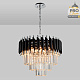 подвесная люстра natali kovaltseva darian 76017/5c chrome black