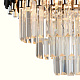 подвесная люстра natali kovaltseva darian 76017/5c chrome black