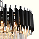 подвесная люстра natali kovaltseva darian 76017/5c chrome black