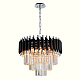 подвесная люстра natali kovaltseva darian 76017/5c chrome black