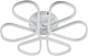 потолочная люстра natali kovaltseva cobra led lamps 81121/7c