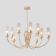 люстра на штанге crystal lux secret sp10 gold