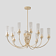 люстра на штанге crystal lux secret sp10 gold