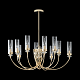 люстра на штанге crystal lux secret sp10 gold
