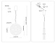 подвесной светильник ambrella light high light crystal lh31123
