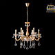 подвесная люстра crystal lux elizabeth sp6 brass
