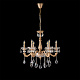 подвесная люстра crystal lux elizabeth sp6 brass