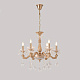 подвесная люстра crystal lux elizabeth sp6 brass