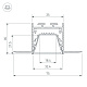 профиль arlight linia32-fantom-tray-2000 anod (алюминий) 062166