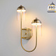 бра eurosvet palm 202056 led латунь a072611