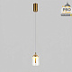 подвесной светильник eurosvet palm 201056/1 led латунь a072228