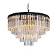 подвесная люстра delight collection odeon 10a black/clear
