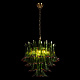 подвесная люстра loft it lilou 10600/600 green red
