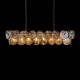 подвесная люстра loft it lolly 10492/1200r smoke