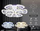 потолочная светодиодная люстра ambrella light acrylica original fa2922