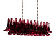 подвесная люстра loft it lilou 10600/1200r burgundy