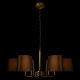 подвесная люстра loft it hilton 10527/6 brass