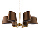 подвесная люстра loft it hilton 10527/6 brass