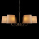подвесная люстра loft it hilton 10527/6 nickel