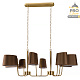 подвесная люстра loft it hilton 10527/8 brass