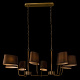 подвесная люстра loft it hilton 10527/8 brass
