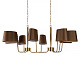 подвесная люстра loft it hilton 10527/8 brass
