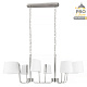 подвесная люстра loft it hilton 10527/8 nickel