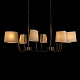 подвесная люстра loft it hilton 10527/8 nickel