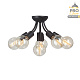 потолочная люстра vitaluce v3927-1/6pl