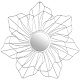 зеркало декоративное eglo esashi 425031