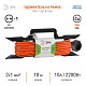 удлинитель силовой эра ufx-1-2x1.0-10m б0043039