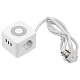 удлинитель uniel s-gcd2-1,5sbu white ul-00011249