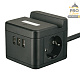 удлинитель uniel s-gcd2-1,5sbuh black ul-00011252