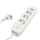 удлинитель stekker home plus hm08-33-02 49970