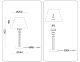 настольная лампа ambrella light high light heigh light lh71027