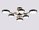 люстра на штанге ambrella light linetech comfort fl4863