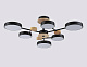 люстра на штанге ambrella light linetech comfort fl4863