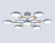 люстра на штанге ambrella light linetech comfort fl4865