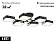 потолочная люстра ambrella light linetech comfort fl4887