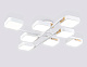 потолочная люстра ambrella light linetech comfort fl4888