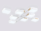 потолочная люстра ambrella light linetech comfort fl4888