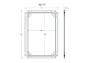 зеркало garda decor kfe1270
