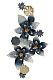 панно цветы garda decor 37sm-1902