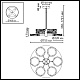 подвесная люстра odeon light l-vision riviera 5450/99la