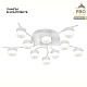 потолочная люстра escada glowen 120011/10c white es0000032l