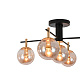 потолочный светильник escada celeste 120007/5r black/amber es0000080